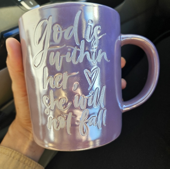 Large purple shimmer mug - Picture 1 of 2